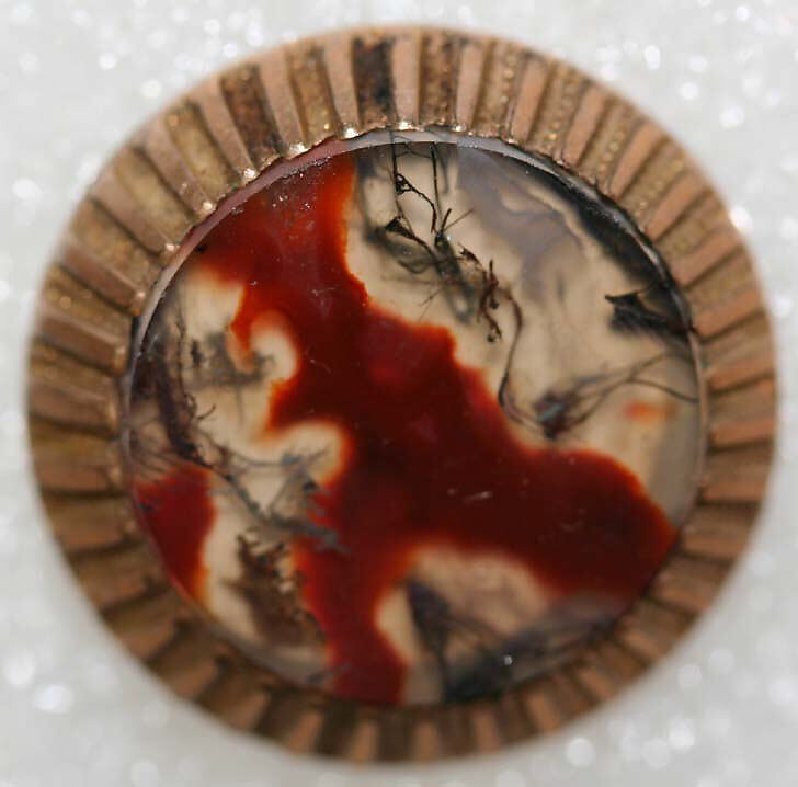 Button, metal, paste, American or European