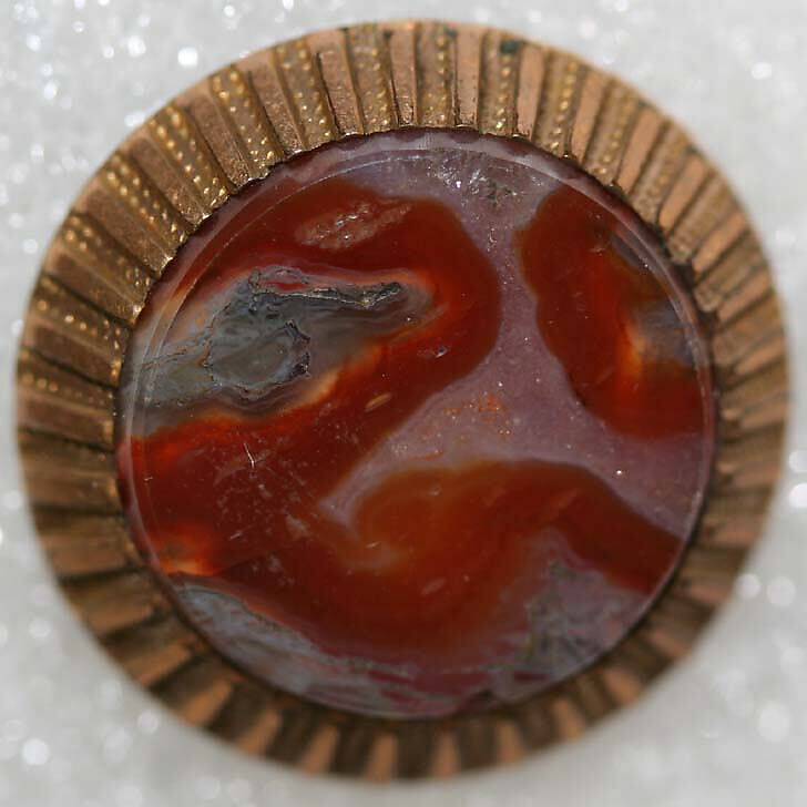 Button, metal, paste, American or European