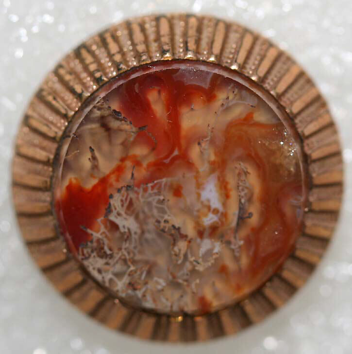 Button, metal, paste, American or European