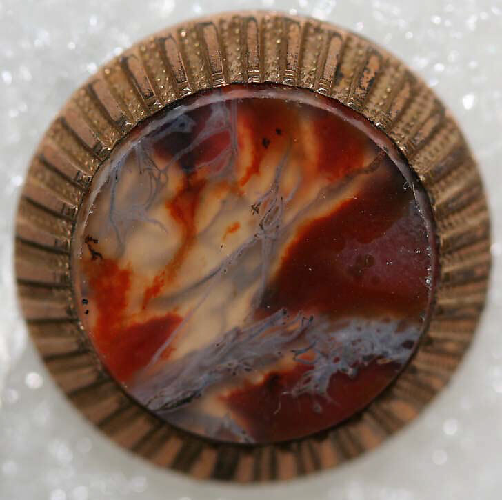 Button, metal, paste, American or European