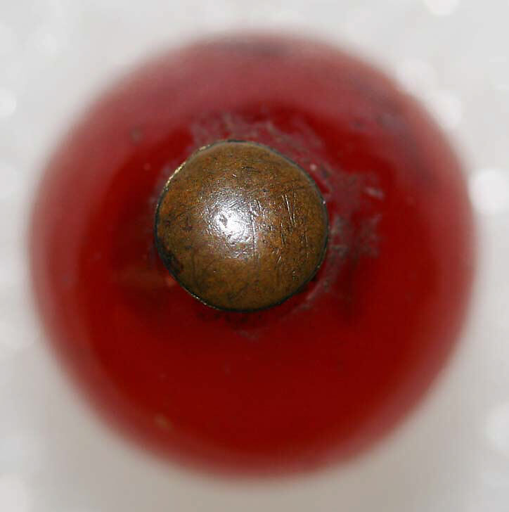 Button, semi-precious stones, British