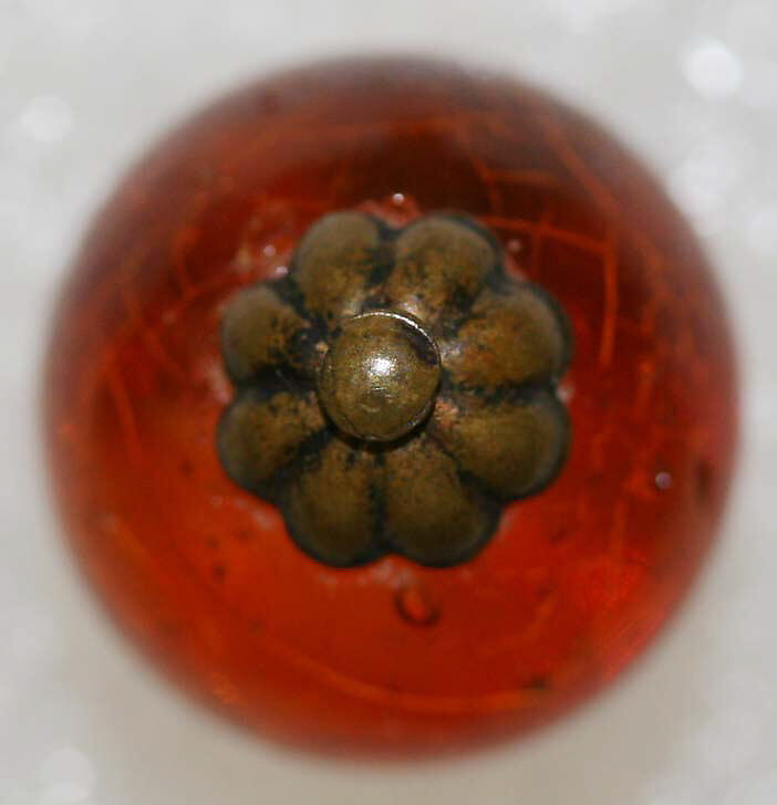 Button, semi-precious stones, British