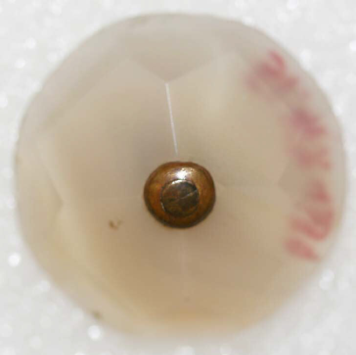 Button, semi-precious stones, British