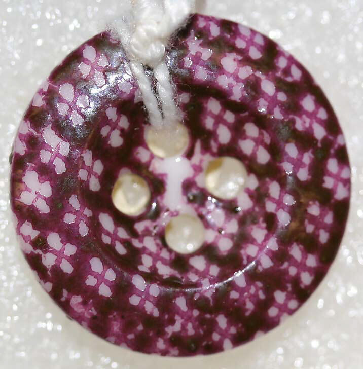 Button, china, British