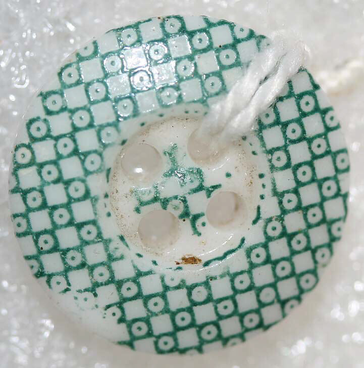 Button, china, British