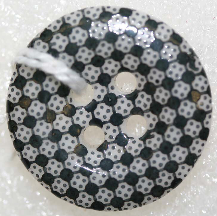 Button, china, British
