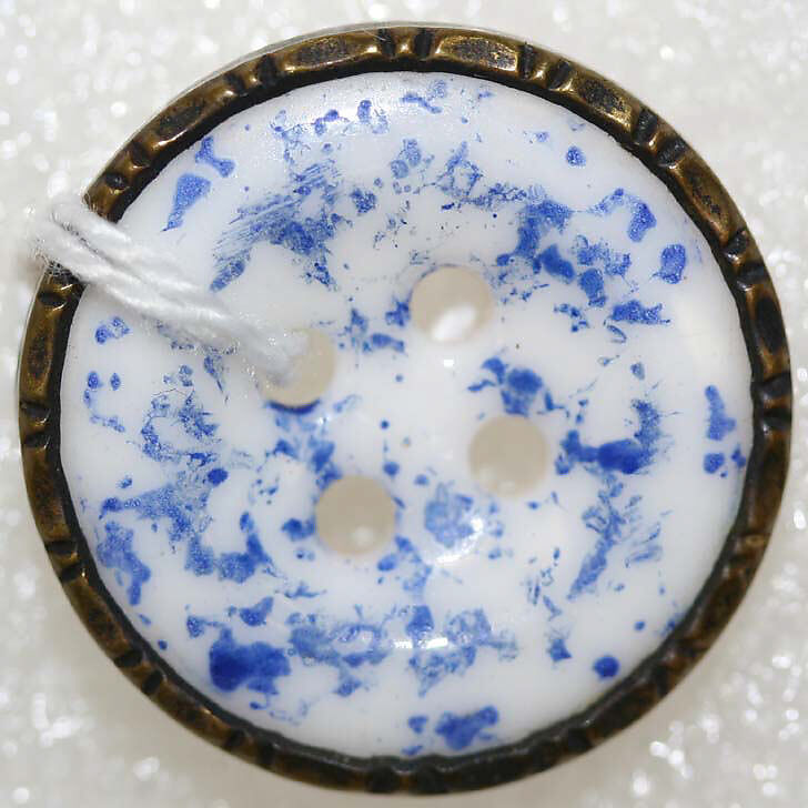 Button, china, British