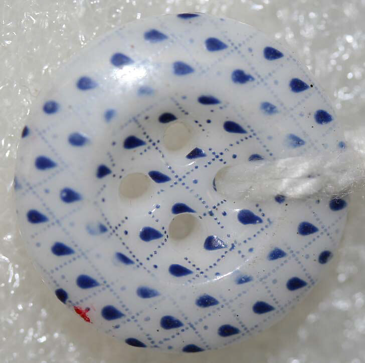 Button, china, British