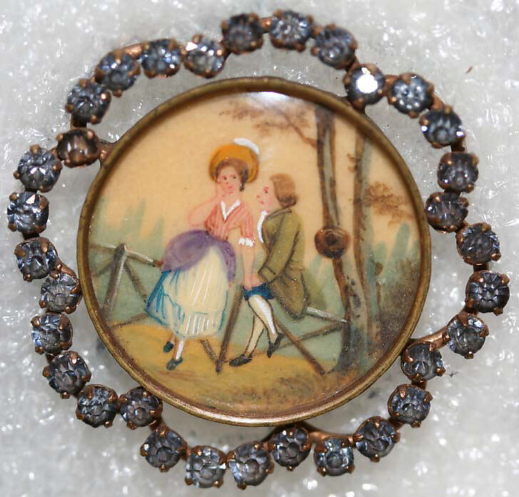 Button, [no medium available], American or European