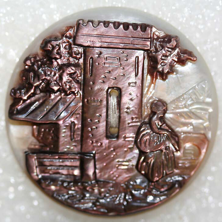 Button, [no medium available], American or European