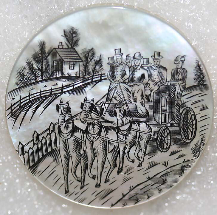 Button, [no medium available], American or European