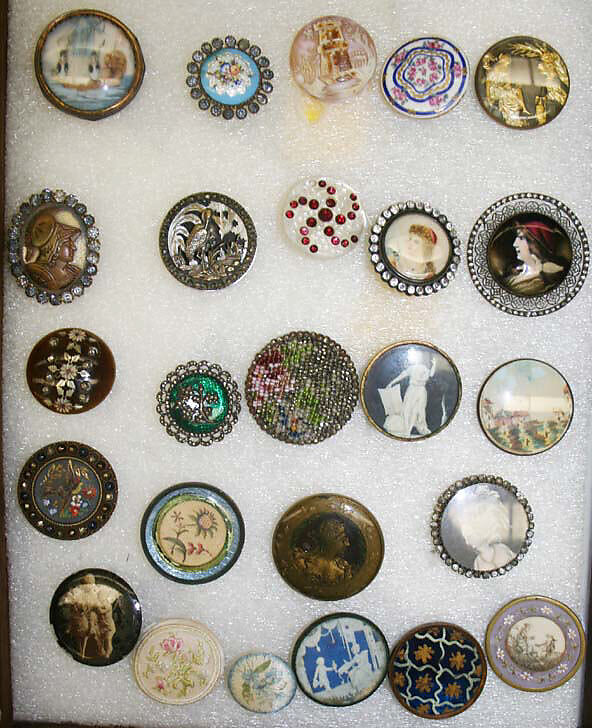 Button, [no medium available], American or European 