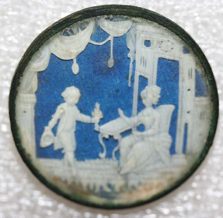 Button, [no medium available], American or European