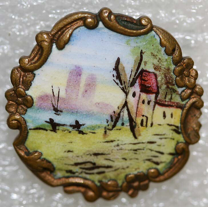 Button, [no medium available], American or European