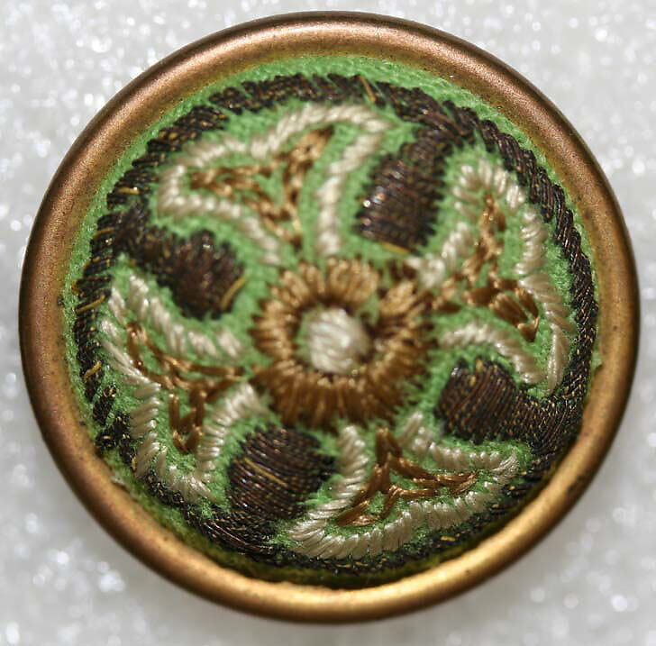 Button, [no medium available], American or European