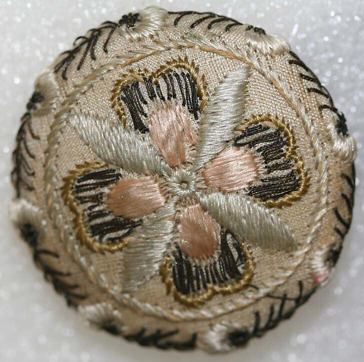 Button, [no medium available], American or European
