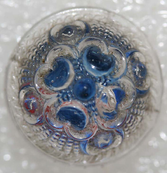 Button, glass, American or European