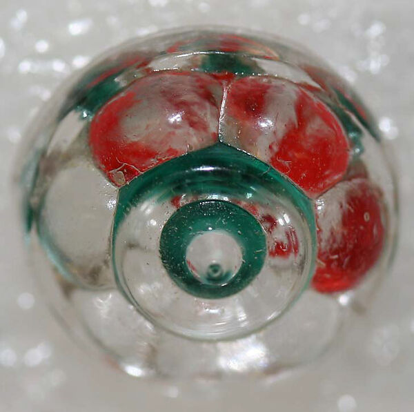 Button, glass, American or European