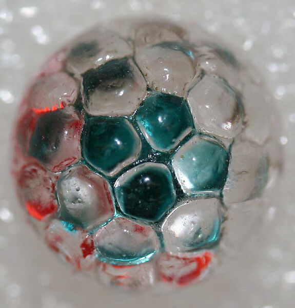 Button, glass, American or European