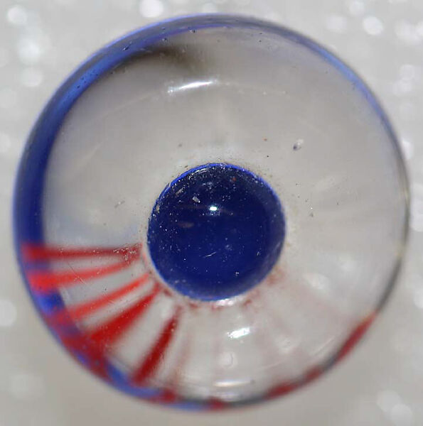Button, glass, American or European
