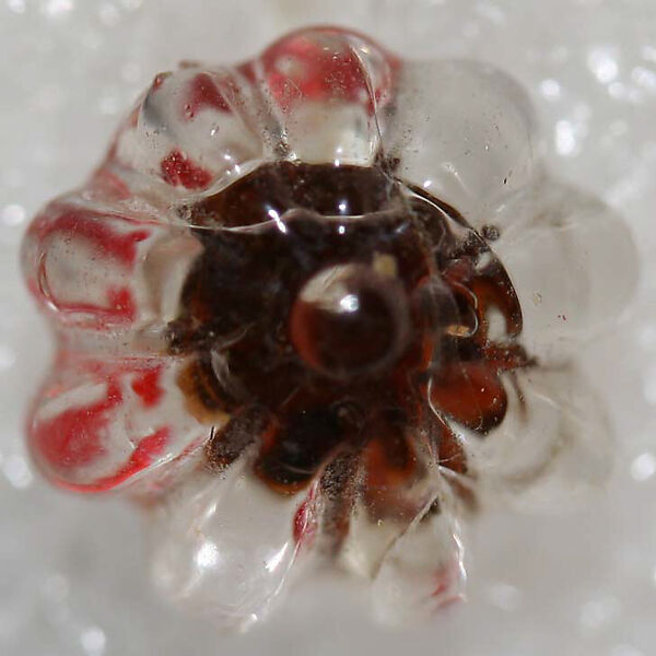 Button, glass, American or European