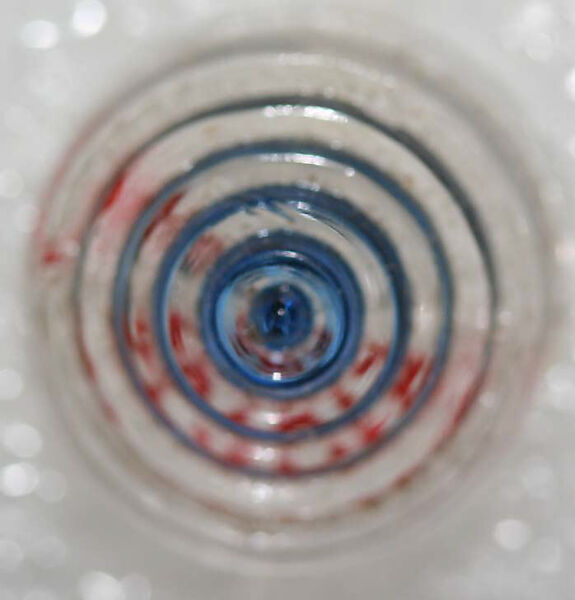 Button, glass, American or European