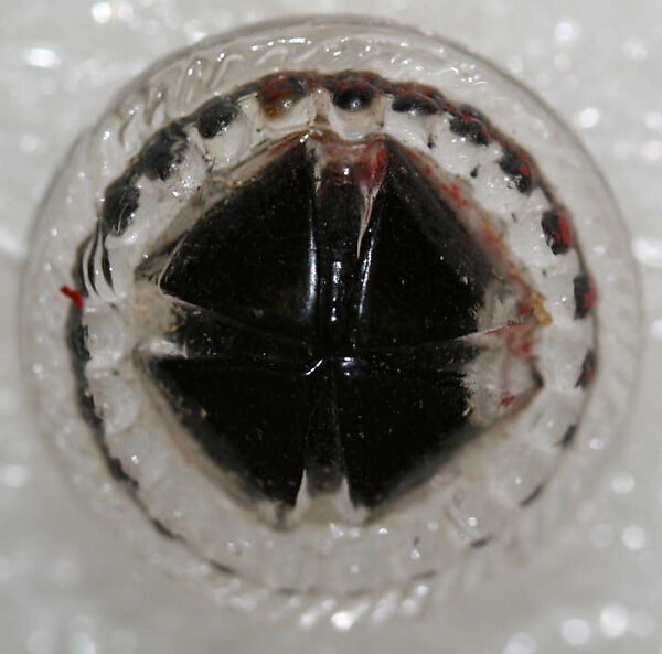 Button, glass, American or European