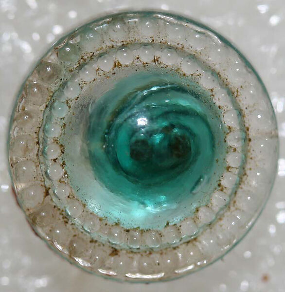 Button, glass, American or European