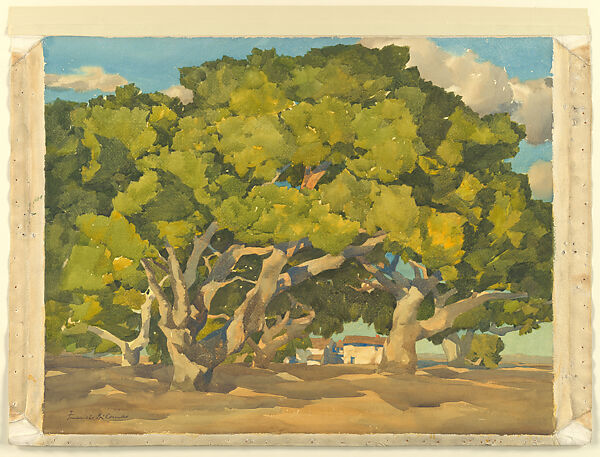 Landscape, Francis McComas (1874–1938), Watercolor on paper, American