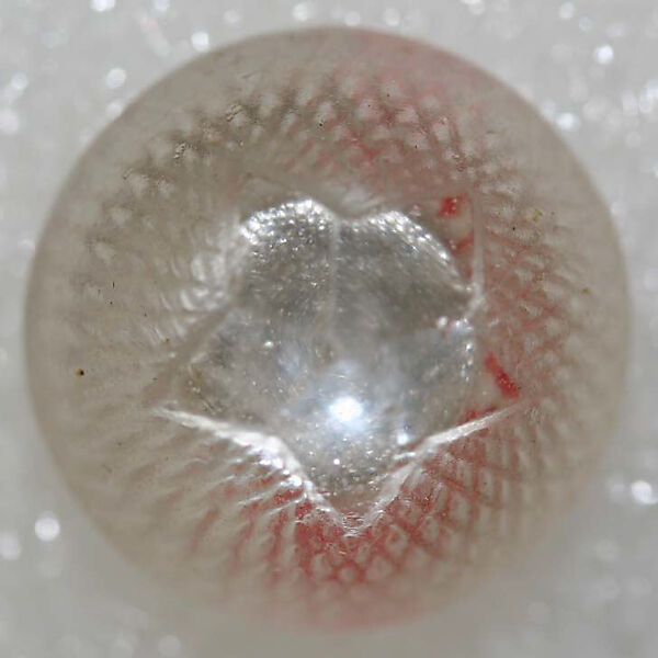 Button, glass, American or European