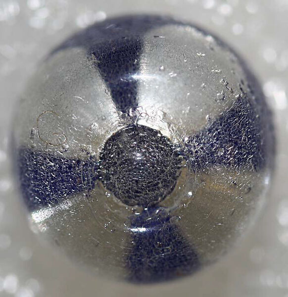 Button, glass, American or European