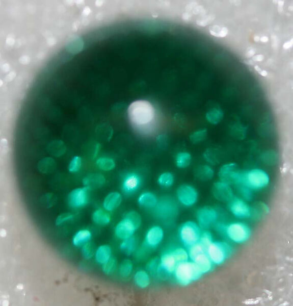 Button, glass, American or European