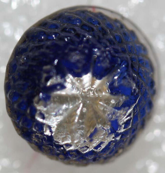 Button, glass, American or European