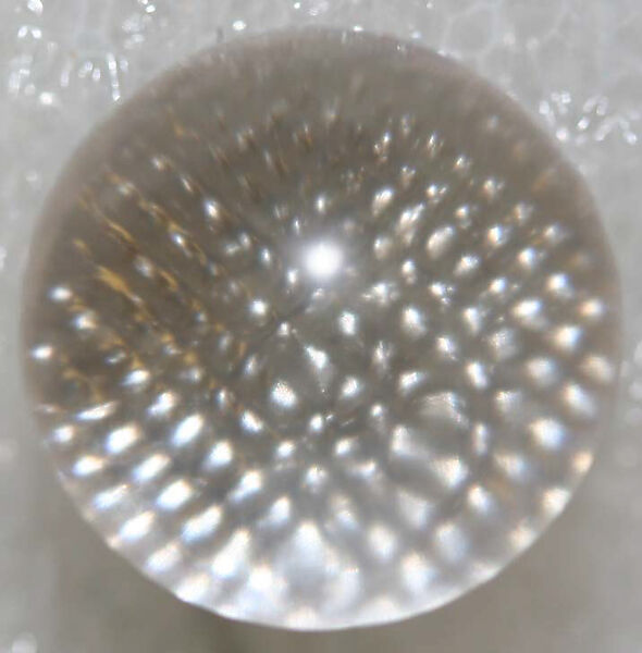 Button, glass, American or European