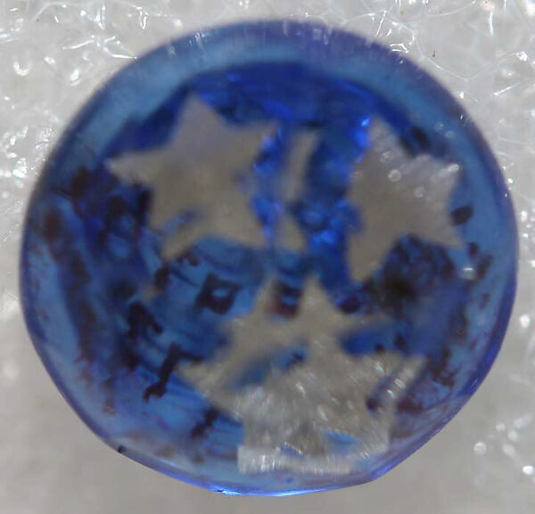 Button, glass, American or European