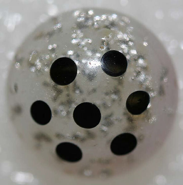 Button, glass, American or European