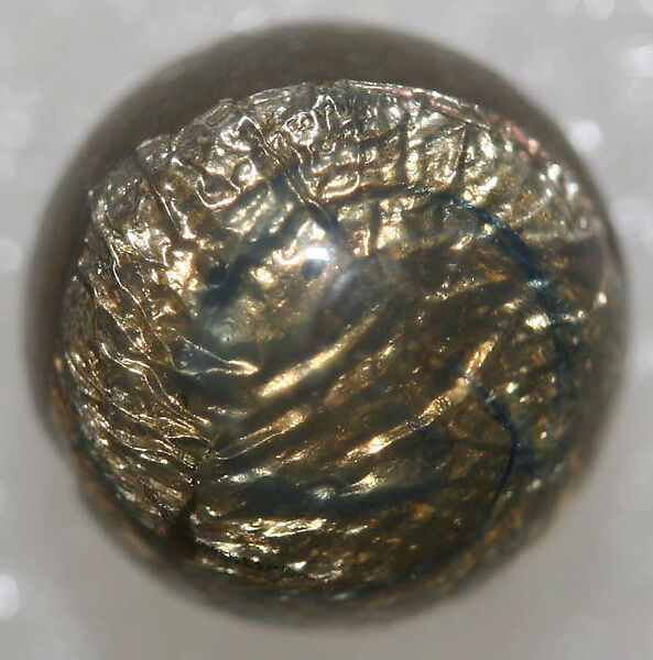 Button, glass, American or European