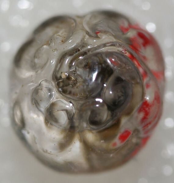 Button, glass, American or European