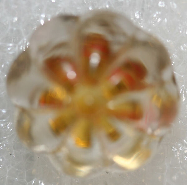 Button, glass, American or European