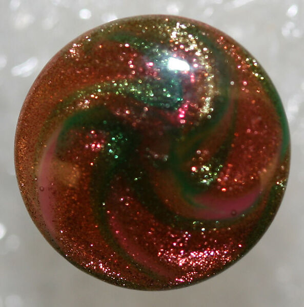 Button, glass, American or European