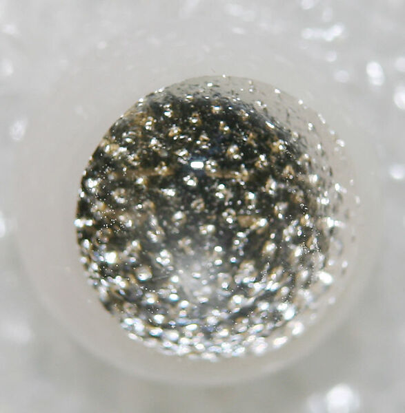 Button, glass, American or European