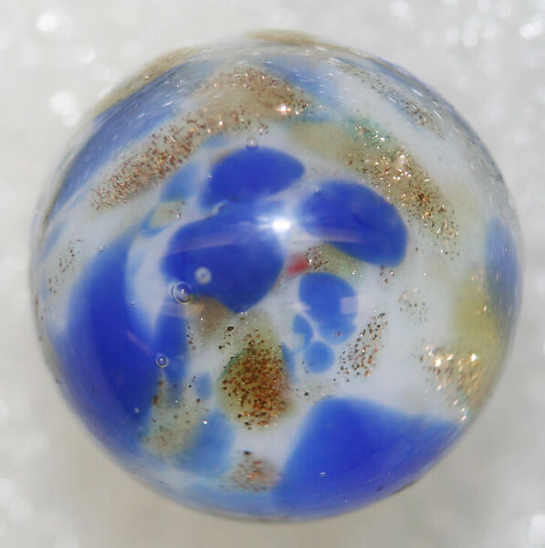Button, glass, American or European