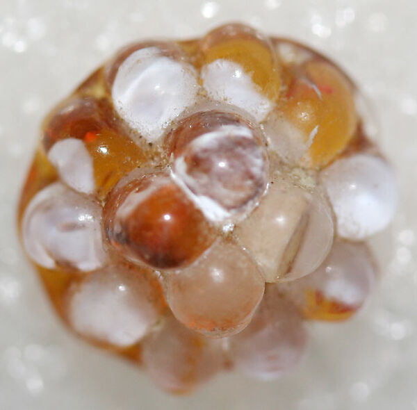 Button, glass, American or European