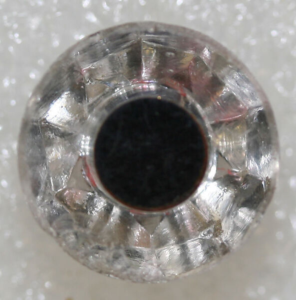 Button, glass, American or European