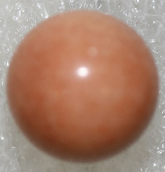 Button, glass, American or European