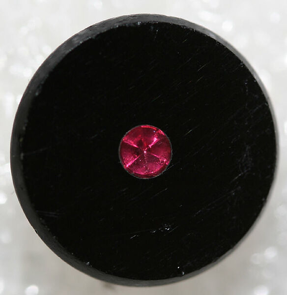 Button, glass, American or European