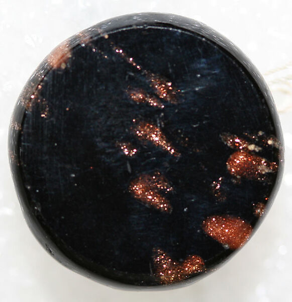 Button, glass, American or European