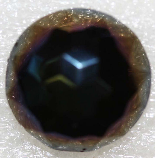 Button, glass, American or European