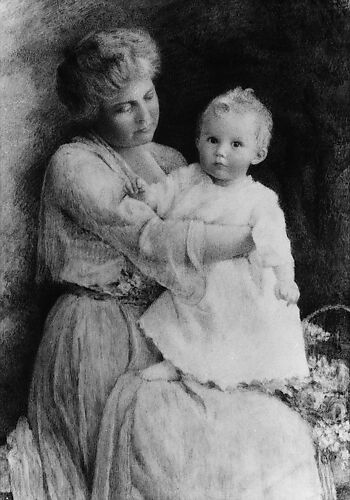 Grace Hamilton McIntyre Holding Lois McIntyre