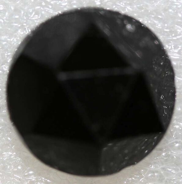 Button, glass, American or European